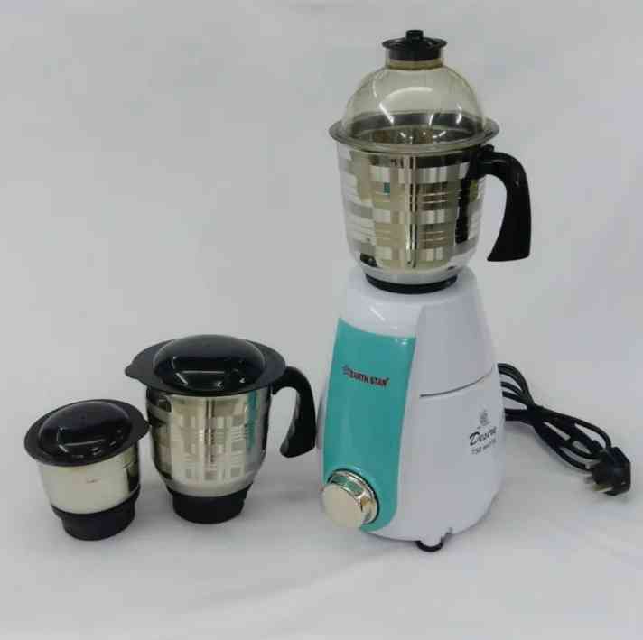 Earth Star Tulip Mixer Grinder With 3 Jars - 650W